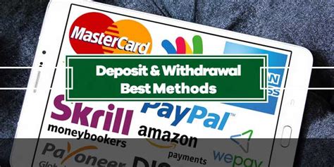 Best Deposit & Withdrawal Payment Methods for Online .